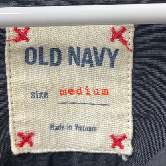 🖤🩶Old Navy • black nylon jacket • M • GUC - Picture 7 of 8